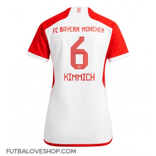 Dres Bayern Munich Joshua Kimmich #6 Domáci pre Ženy 2023-24 Krátky Rukáv